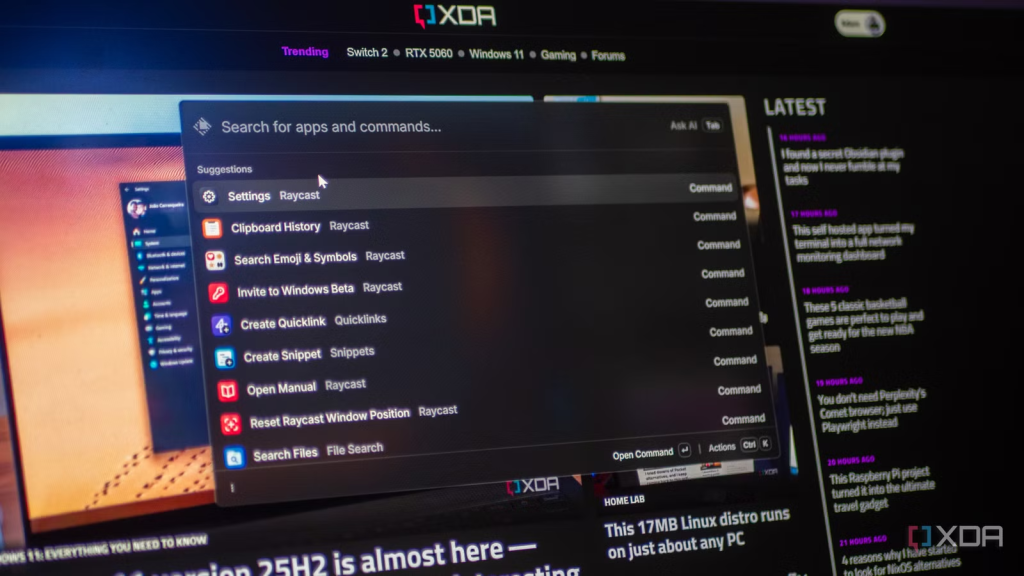 Raycast on Windows made me a believer.