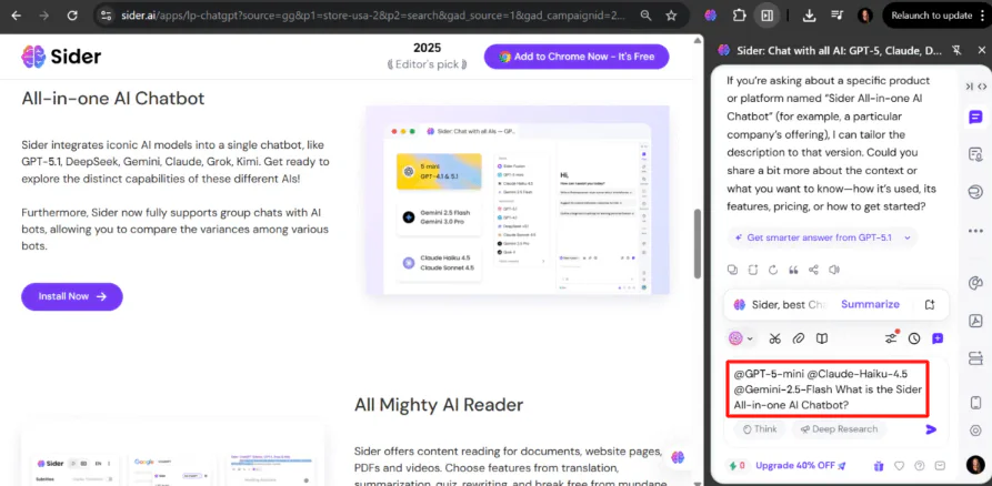 Sider AI starts as a handy browser assistant, then becomes more useful as a tool for saving, organizing, and reusing knowledge.