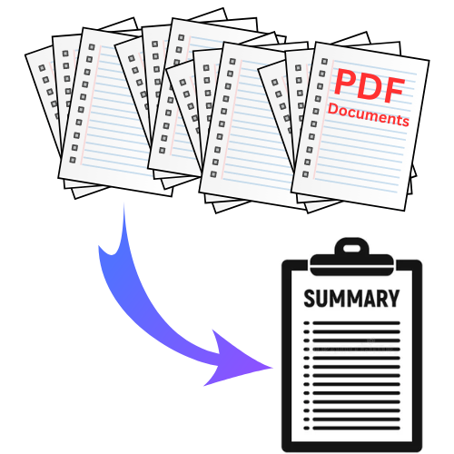 summarize PDFs, articles, and study materials into notes