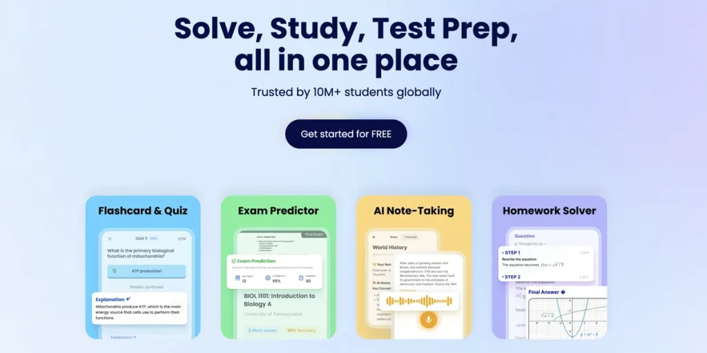Solvely AI - AI Study Tools for Homework & Exam Prep